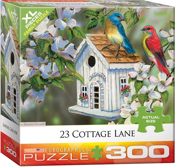 Eurographics (8300-0601) - Janene Grende: "23 Cottage Lane" - 300 pieces puzzle
