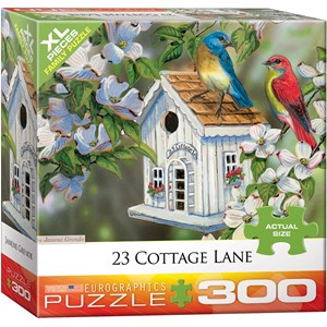 Eurographics (8300-0601) - Janene Grende: "23 Cottage Lane" - 300 pieces puzzle
