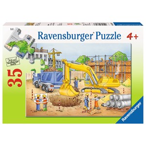 Ravensburger (08646) - "Busy Builders" - 35 pieces puzzle