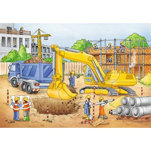 Ravensburger (08646) - "Busy Builders" - 35 pieces puzzle