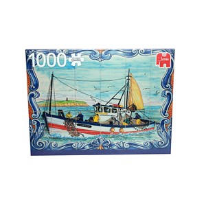 Jumbo (18542) - "Portugese Tiles from Ferragudo" - 1000 pieces puzzle