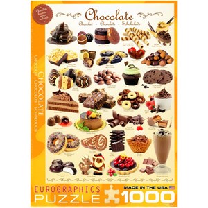 Eurographics (6000-0411) - "Chocolate" - 1000 pieces puzzle
