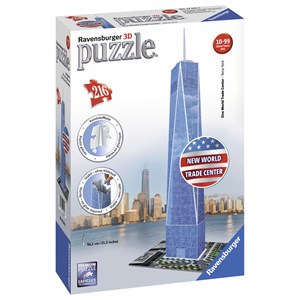 Ravensburger (12562) - "One World Trade Center NY" - 216 pieces puzzle