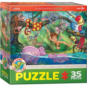 Eurographics (6035-0424) - "The Jungle Book" - 35 pieces puzzle