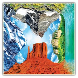A Broader View (443) - "Nature's Wonders Puzzle (4 Fronts Collection)" - 550 pieces puzzle