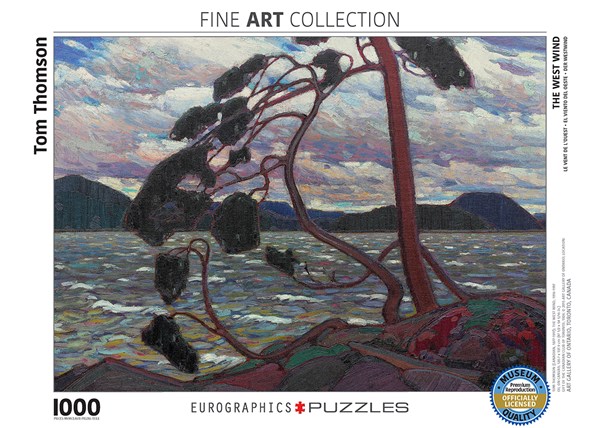 Eurographics (6000-0923) - Tom Thomson: "The West Wind" - 1000 pieces puzzle
