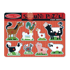 Melissa and Doug (726) - "Farm Animals" - 8 pieces puzzle