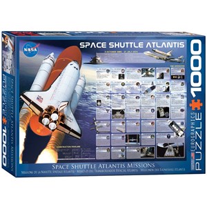 Eurographics (6000-0571) - "Space Shuttle Atlantis" - 1000 pieces puzzle