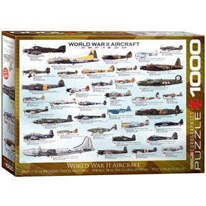 Eurographics (6000-0075) - "World War II Aircraft" - 1000 pieces puzzle