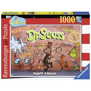 Ravensburger (19752) - "Seuss Street" - 1000 pieces puzzle