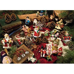 Cobble Hill (54323) - "Christmas Ornaments" - 275 pieces puzzle