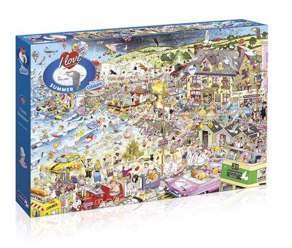 Gibsons (G7038) - Mike Jupp: "I Love Summer" - 1000 pieces puzzle