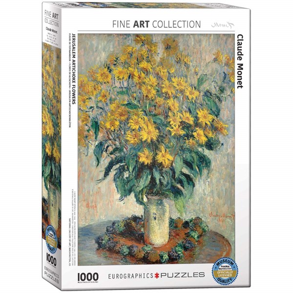 Eurographics (6000-0319) - Claude Monet: "Jerusalem Artichoke Flowers" - 1000 pieces puzzle