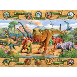 Ravensburger (10609) - "Dinosaurs" - 100 pieces puzzle