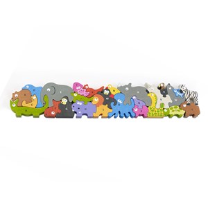 Begin Again (I1305) - "Jumbo Animal Parade A-Z Puzzle" - 26 pieces puzzle