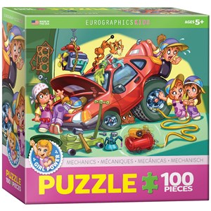 Eurographics (6100-0650) - "Mechanics" - 100 pieces puzzle