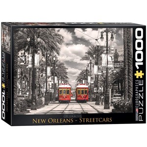 Eurographics (6000-0659) - "New Orleans, Streetcars" - 1000 pieces puzzle