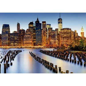 Educa (16290) - "City of the Skyscrapers" - 1000 pieces puzzle