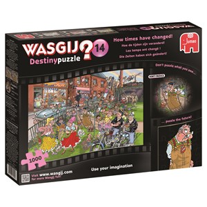 Jumbo (17407) - James Alexander: "Wasgij Destiny 14: How Times Have Changed!" - 1000 pieces puzzle