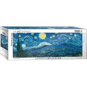 Eurographics (6010-5309) - Vincent van Gogh: "Starry Night Panorama" - 1000 pieces puzzle