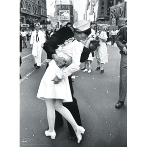 Eurographics (6000-0820) - "V-J Kiss in Times Square, LIFE Magazine" - 1000 pieces puzzle
