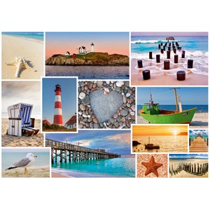 Schmidt Spiele (58221) - "By the Sea" - 1000 pieces puzzle