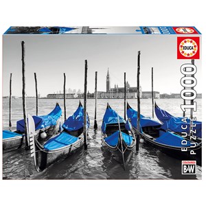 Educa (17112) - "Gondolas In Venice" - 1000 pieces puzzle