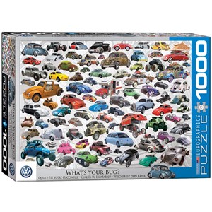 Eurographics (6000-0815) - "What's Your Bug? VW Beetle" - 1000 pieces puzzle