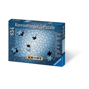 Ravensburger (15964) - "Krypt Silver" - 654 pieces puzzle