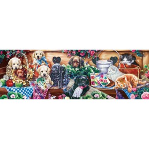 MasterPieces (71727) - Jenny Newland: "Flower Playground" - 1000 pieces puzzle