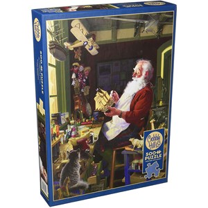 Cobble Hill (85043) - "Santa's Workbench" - 500 pieces puzzle