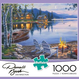 Buffalo Games (11239) - Darrell Bush: "Lake Reflection" - 1000 pieces puzzle