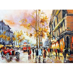Anatolian (3563) - Nusret Dokmeci: "Evening in Istanbul" - 500 pieces puzzle