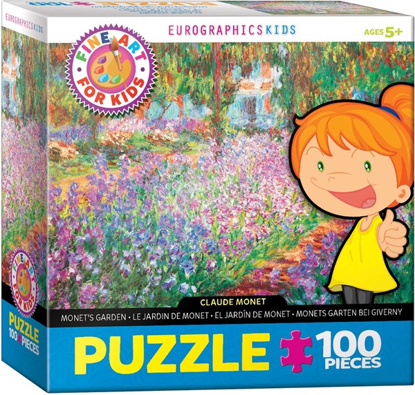 Eurographics (6100-4908) - Claude Monet: "Monet's Garden" - 100 pieces puzzle