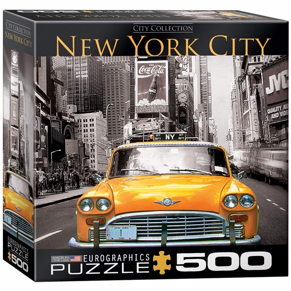 Eurographics (8500-0657) - "Yellow Cab" - 500 pieces puzzle