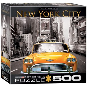 Eurographics (8500-0657) - "Yellow Cab" - 500 pieces puzzle
