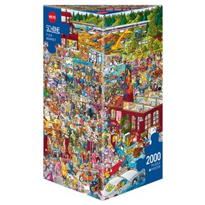 Heye (29796) - "Flea Market" - 2000 pieces puzzle