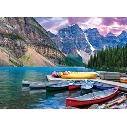 Eurographics (6000-0693) - "Canoes on the Lake" - 1000 pieces puzzle