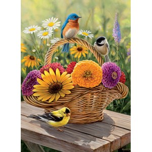 Cobble Hill (70029) - Rosemary Millette: "Summer Bouquet" - 1000 pieces puzzle