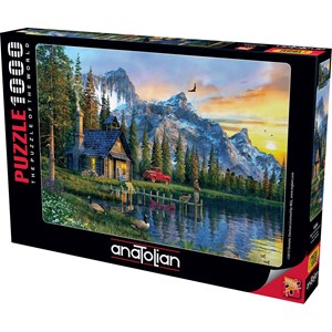 Anatolian (1024) - Dominic Davison: "Sunset Cabin" - 1000 pieces puzzle