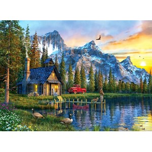 Anatolian (1024) - Dominic Davison: "Sunset Cabin" - 1000 pieces puzzle