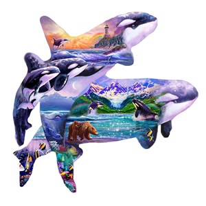 SunsOut (96186) - Steve Sundram: "Orca Habitat" - 1000 pieces puzzle