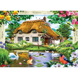 MasterPieces (71404) - Howard Robinson: "Swan Cottage" - 1000 pieces puzzle