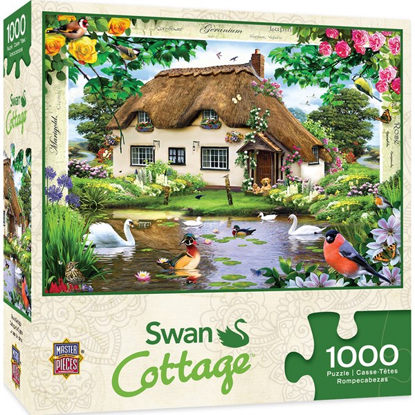 MasterPieces (71404) - Howard Robinson: "Swan Cottage" - 1000 pieces puzzle