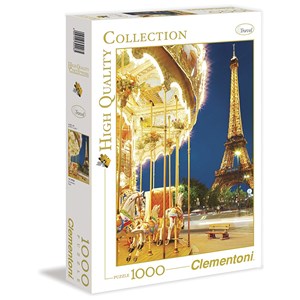 Clementoni (39228) - "Le Carousel, Paris" - 1000 pieces puzzle