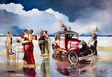 Anatolian (PER3295) - Ronald West: "Dancing on the Beach" - 260 pieces puzzle