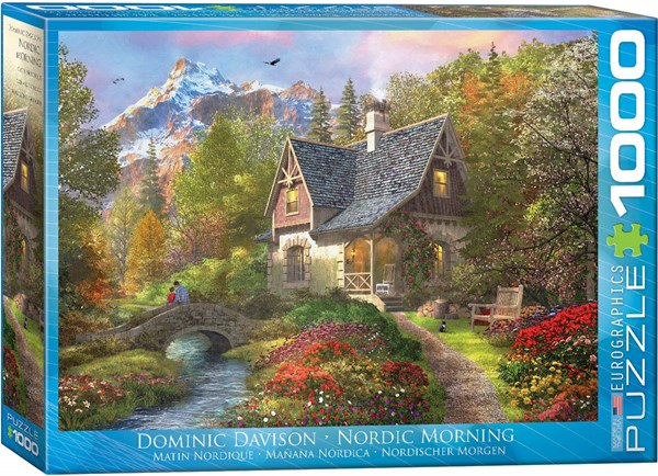 Eurographics (6000-0966) - Dominic Davison: "Nordic Morning" - 1000 pieces puzzle