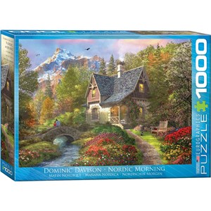 Eurographics (6000-0966) - Dominic Davison: "Nordic Morning" - 1000 pieces puzzle