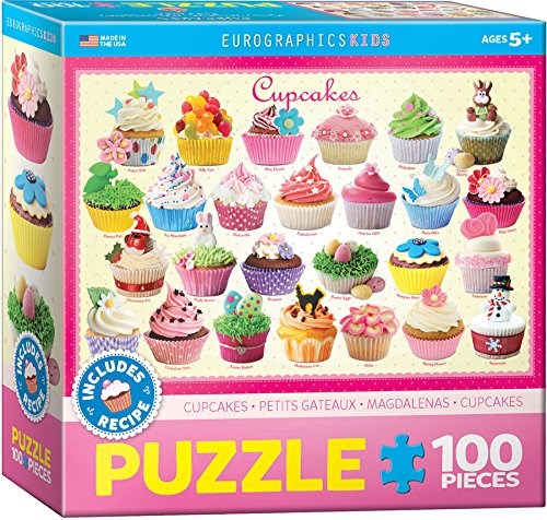 Eurographics (6100-0519) - "Cupcakes" - 100 pieces puzzle