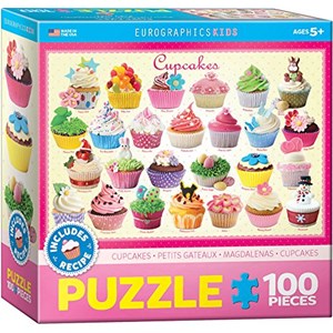 Eurographics (6100-0519) - "Cupcakes" - 100 pieces puzzle